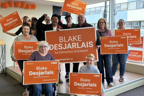 ATU Canada President John Di Nino endorsement of NDP Candidate Blake Desjarlais