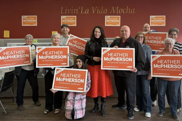 ATU Canada President John Di Nino endorses Heather McPherson, NDP Candidate for Edmonton Strathcona