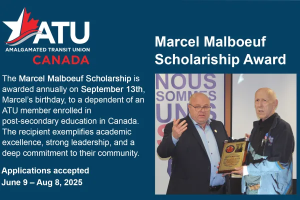 Marcel Malboeuf Scholarship Award