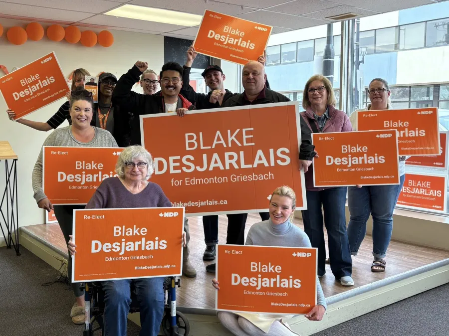 ATU Canada President John Di Nino endorsement of NDP Candidate Blake Desjarlais