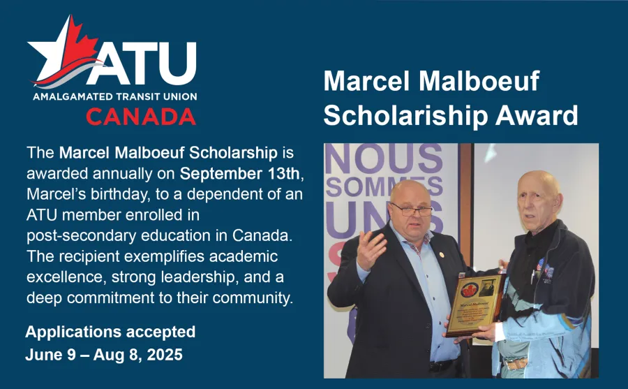 Marcel Malboeuf Scholarship Award