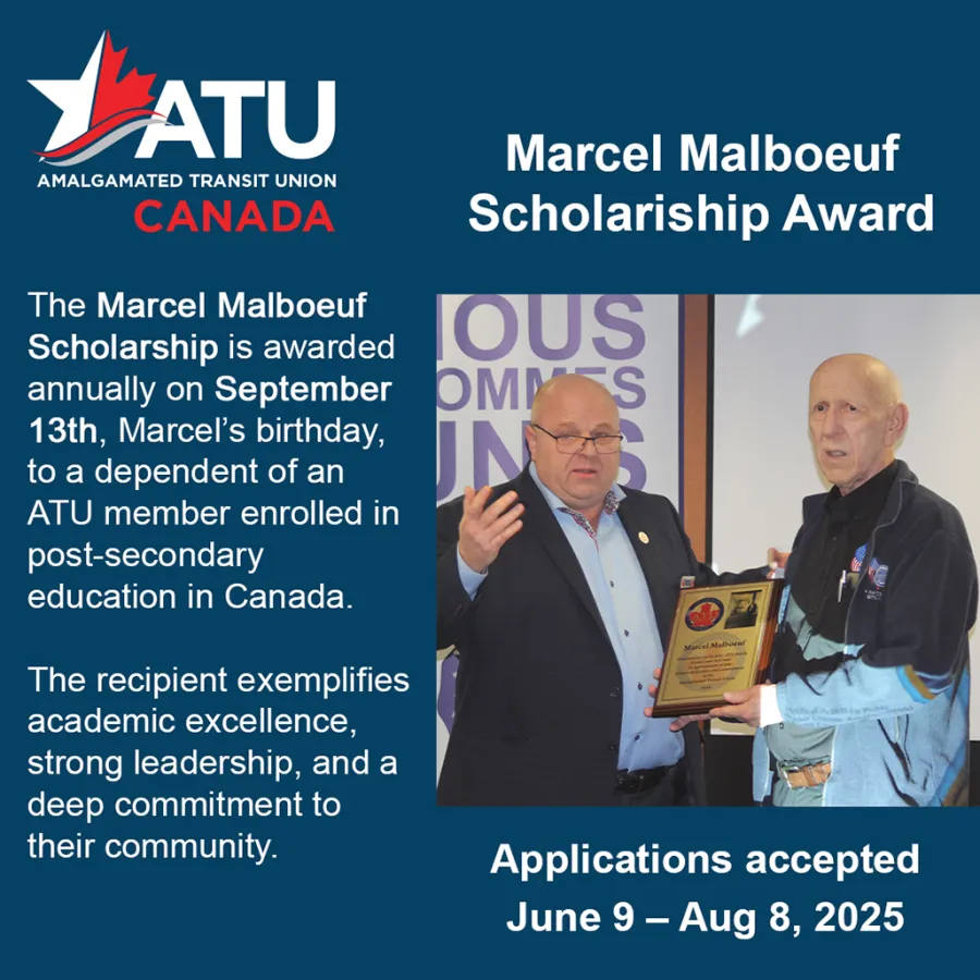 Marcel Malboeuf Scholarship Award