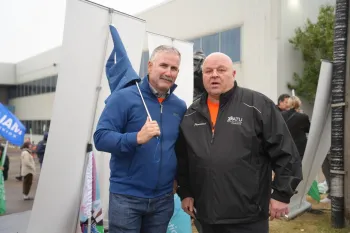 ATU 987-Lethbridge President Travis Oberg and ATU Canada President John Di Nino