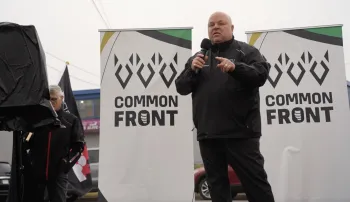 ATU Canada President John Di Nino speaking