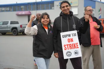 ATU Organizer Nabila Sidat and ATU 113 Amjad Muhammad